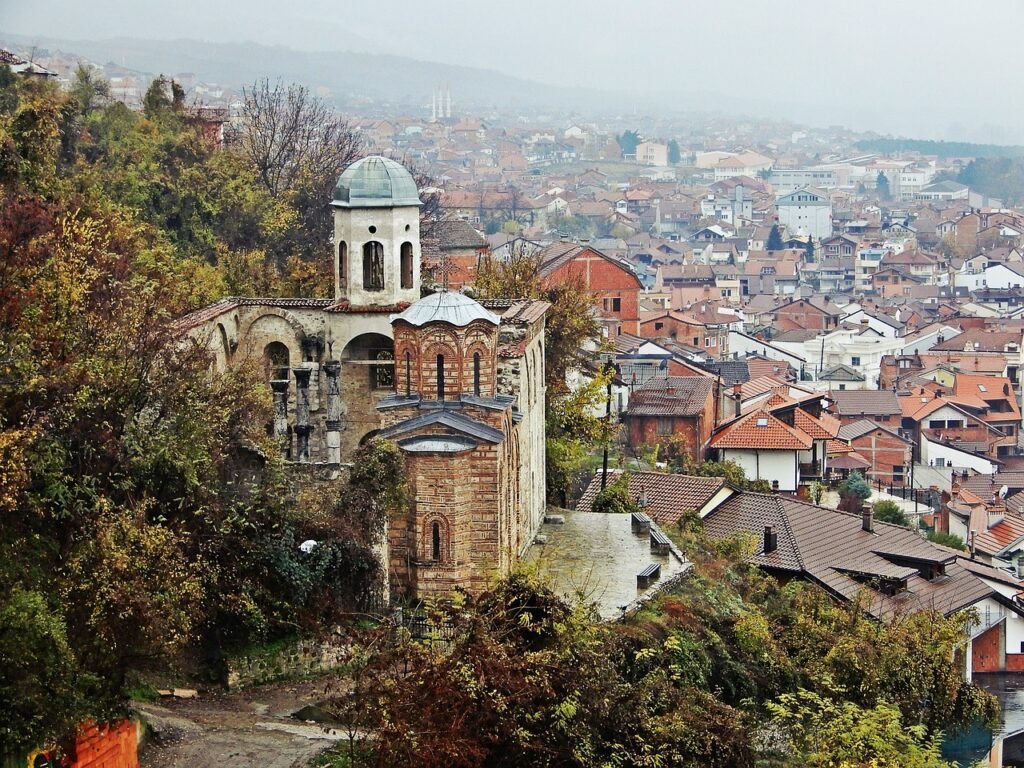 prizren, kosovo, the orthodox church, the church burned down, townscape, prizren, kosovo, kosovo, kosovo, kosovo, kosovo